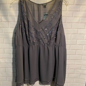 Torrid new size 3X gray cami top
